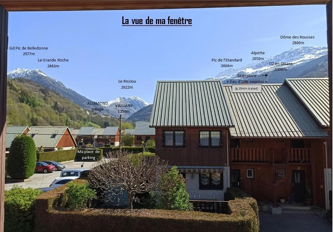 Studio Allemont Alpe D'Huez Gd Domaine Tt Equipe 0*,