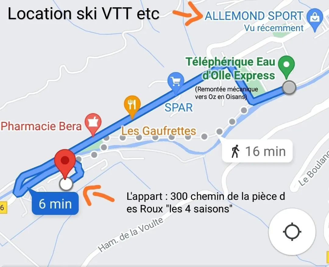 Apartment Studio Allemont Alpe D'Huez Gd Domaine Tt Equipe